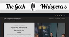 Desktop Screenshot of geek-whisperers.com
